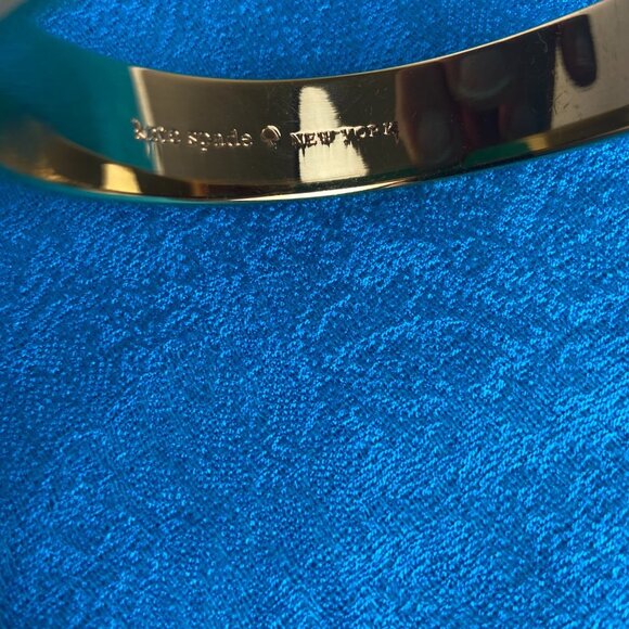 Kate Spade Bangle Bracelet Goldtone/ Mix Enamel - Picture 3 of 4